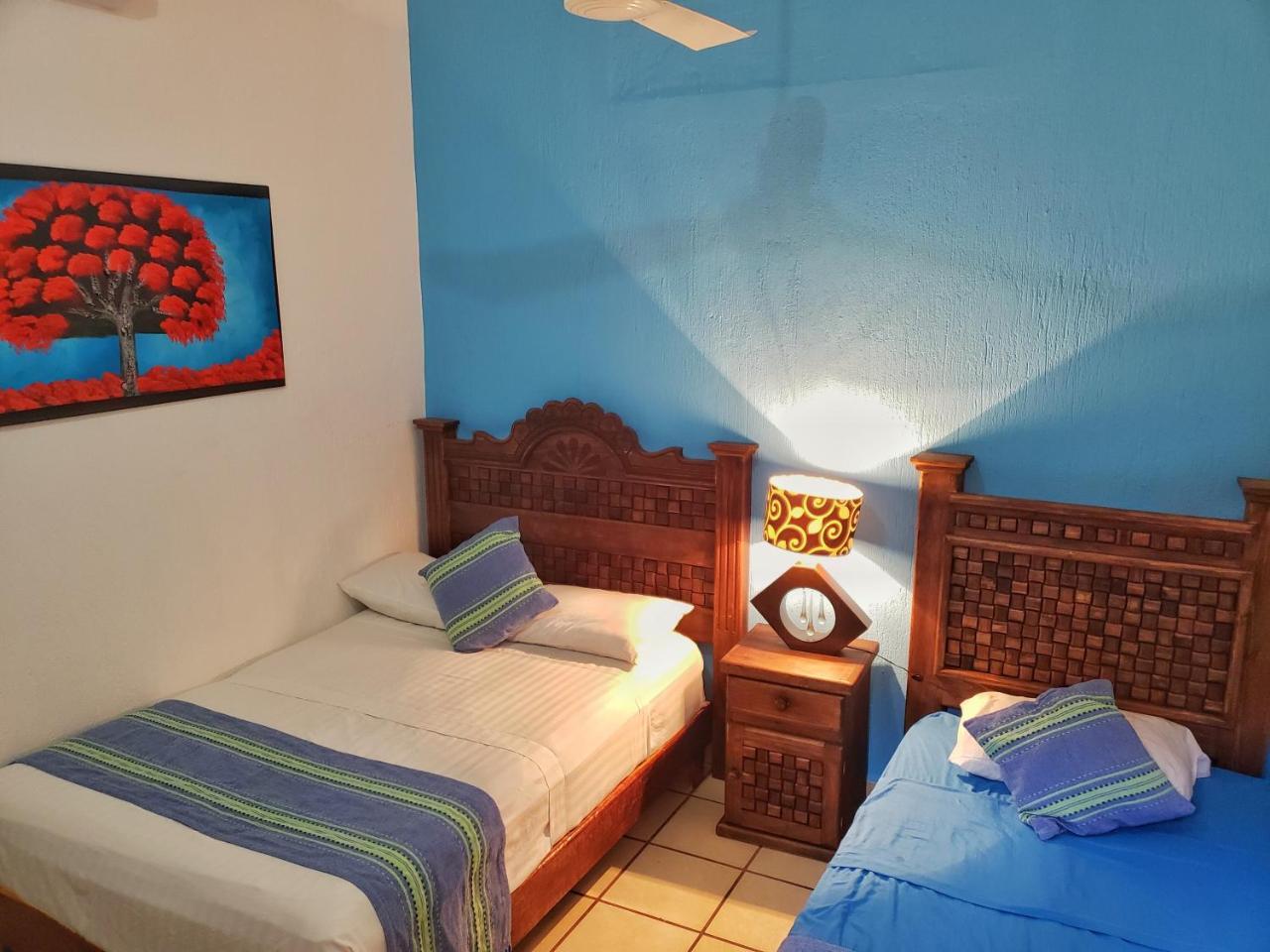 ホテル Casa De Huespedes Cielito Lindo サンタ・クルス・ウアトゥルコ エクステリア 写真